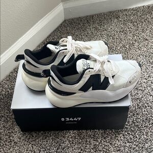 Figs Black and White Athletic Shoes